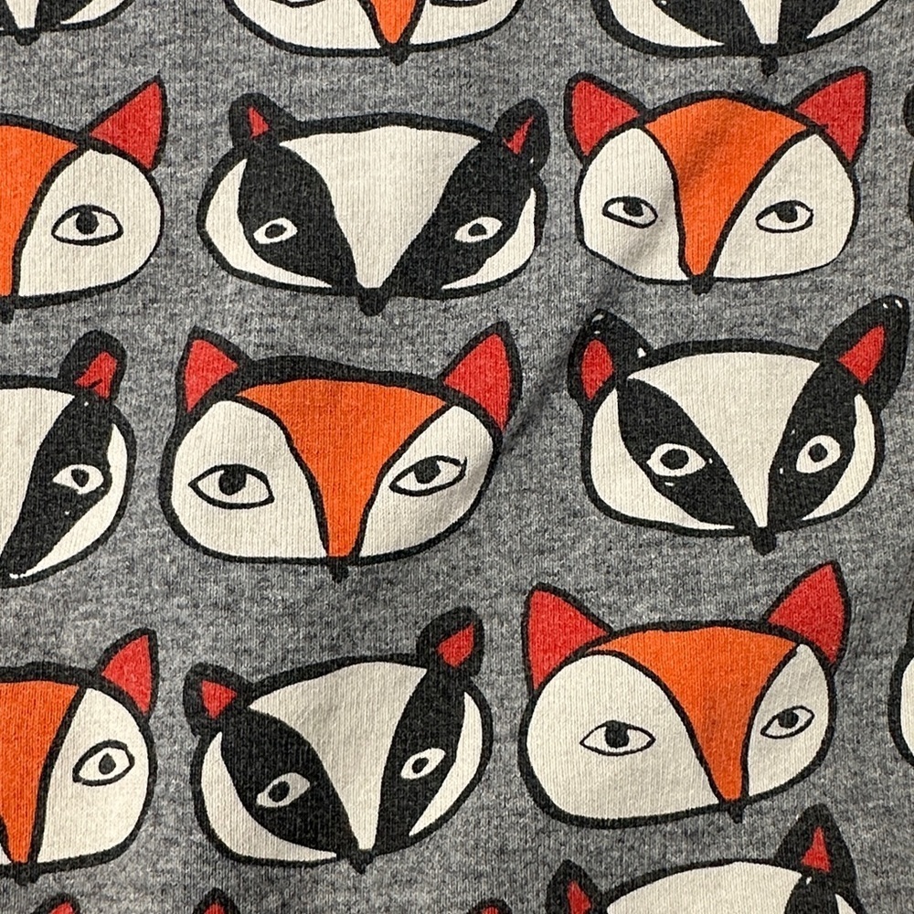 TEA Fox & Raccoon Crewneck Sweatshirt 6-9m - Picture 2 of 3